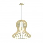 Drewniana lampa wisząca - Octo kolor naturalny