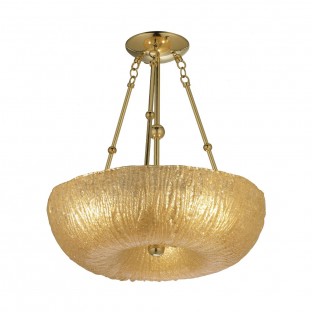 Lampa wisząca Button 65 - mosiądz polerowany - złota