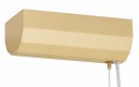 Lampa wisząca Hampton Led - mosiądz szczotkowany - szkło ryflowane