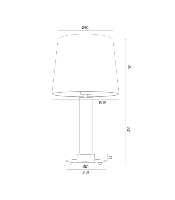 Lampa stołowa Hampton z mosiądzu i szkła ryflowanego z różowym abażurem