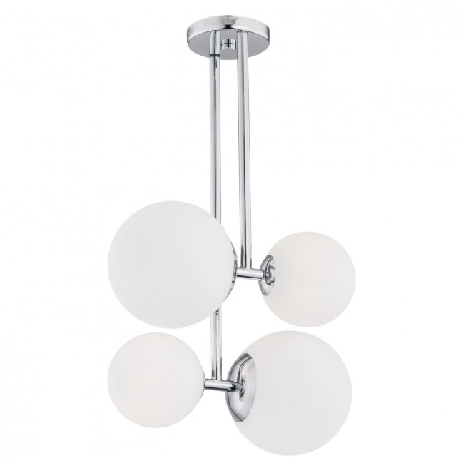 Nowoczesna lampa wisząca Aspen w kolorze chromu