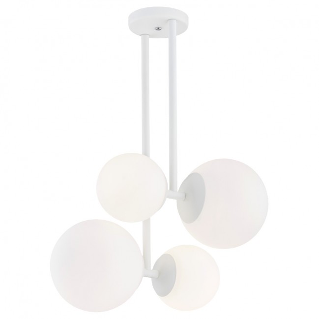 Nowoczesna lampa wisząca Aspen w kolorze białym