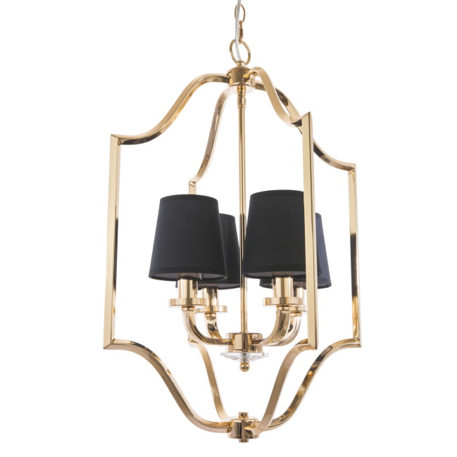 Lampa wisząca New York złota