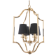 Lampa wisząca New York złota
