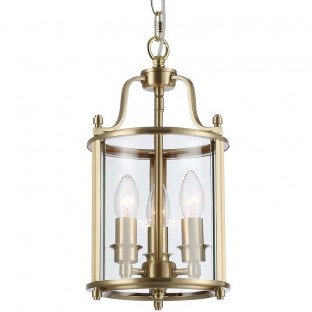 Lampa wisząca New York w kolorze mosiądzu