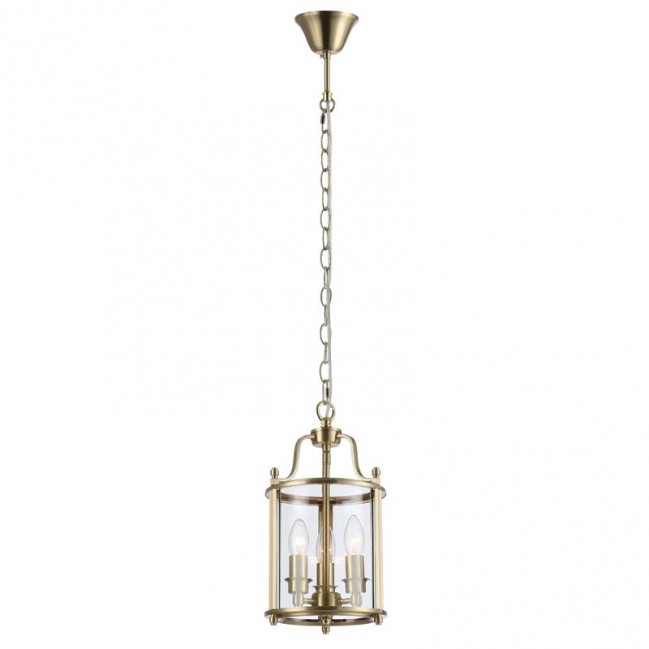 Lampa wisząca New York w kolorze mosiądzu