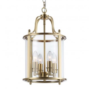 Lampa wisząca New York w kolorze mosiądzu