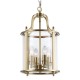 Lampa wisząca New York w kolorze mosiądzu