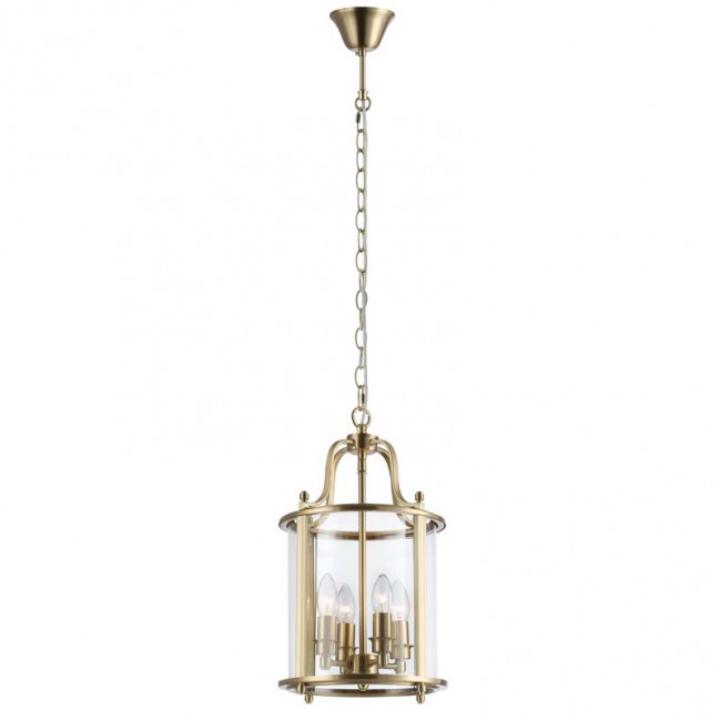 Lampa wisząca New York w kolorze mosiądzu