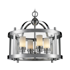 Lampa wisząca New York w kolorze chromu