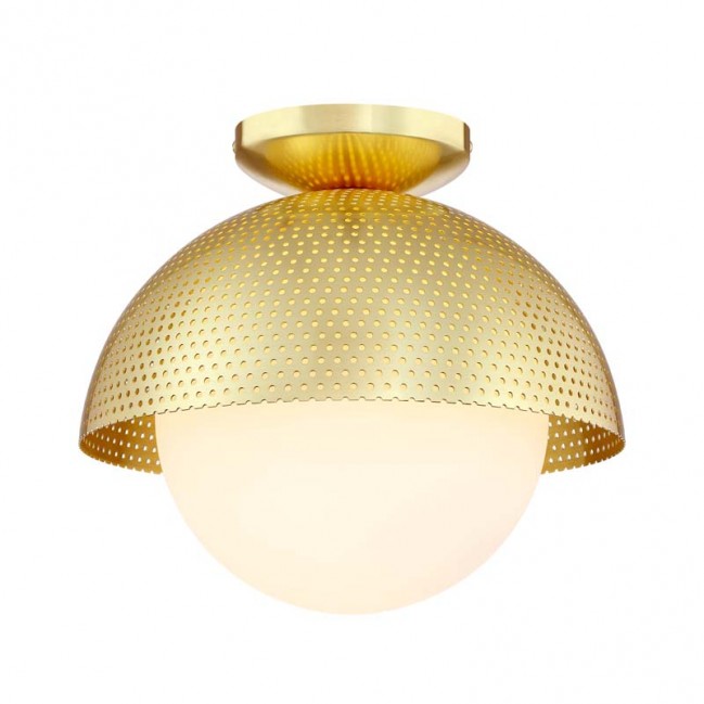 Plafon Modena w kolorze mosiądzu szczotkowanego