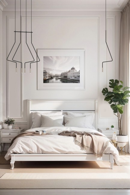 Nowoczesna lampa wisząca No. Vi 4 czarna