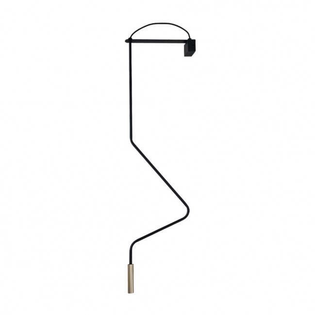 Nowoczesny kinkiet No. Vi K czarny