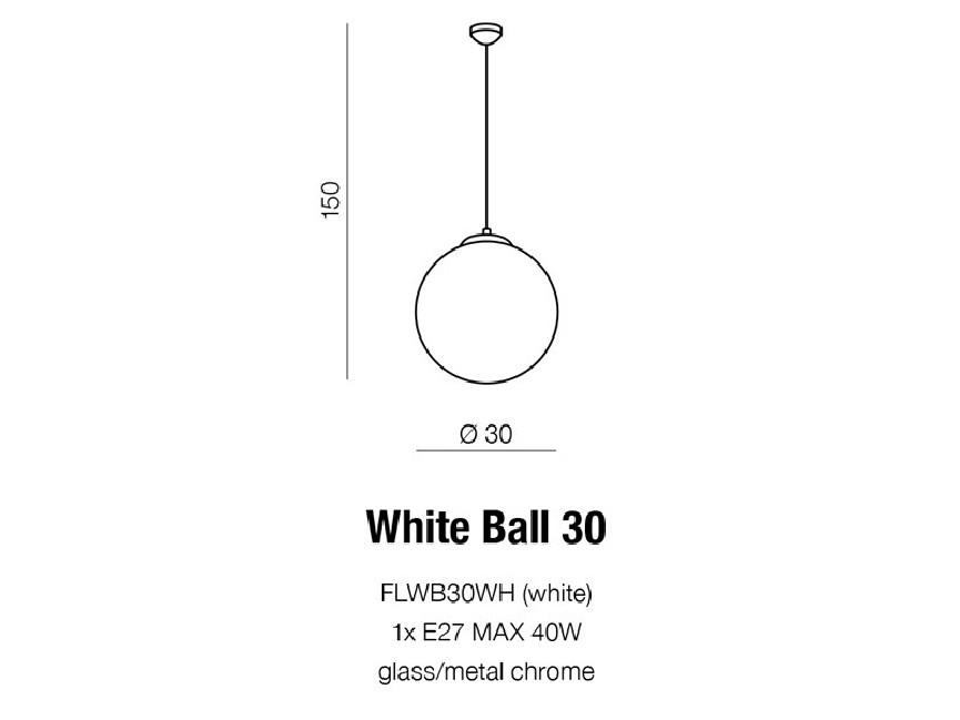 WHITE BALL 30
