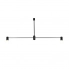 Nowoczesna lampa wisząca Dakata 2 - tuby czarne