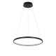 Nowoczesna lampa wisząca Ring 40 Led czarna CCT
