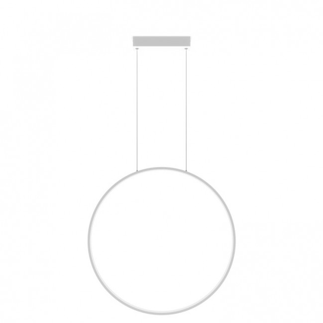 Designerska lampa wisząca Mirror 60 Led biała CCT