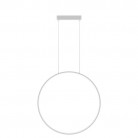 Designerska lampa wisząca Mirror 60 Led biała CCT