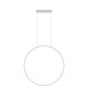 Designerska lampa wisząca Mirror 60 Led biała CCT