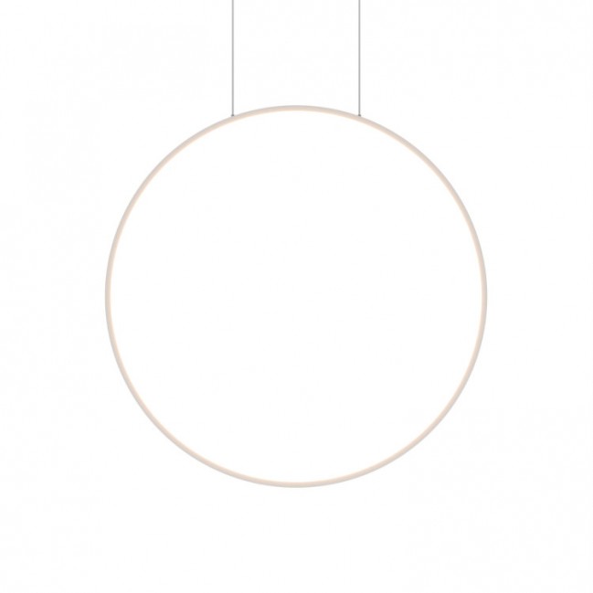Designerska lampa wisząca Mirror 60 Led biała CCT