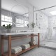 Designerska lampa wisząca Mirror 60 Led biała CCT