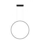 Designerska lampa wisząca Mirror 60 Led czarna CCT