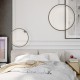 Designerska lampa wisząca Mirror 60 Led czarna CCT