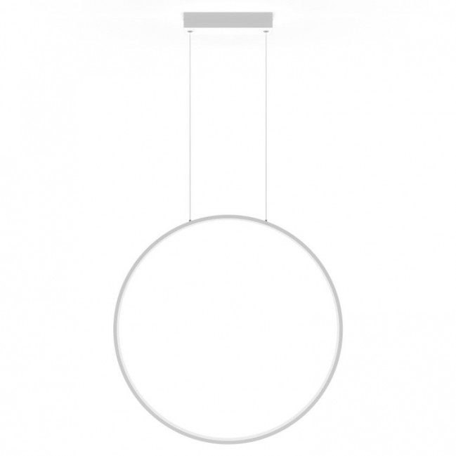 Designerska lampa wisząca Mirror 90 Led biała CCT
