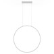 Designerska lampa wisząca Mirror 90 Led biała CCT