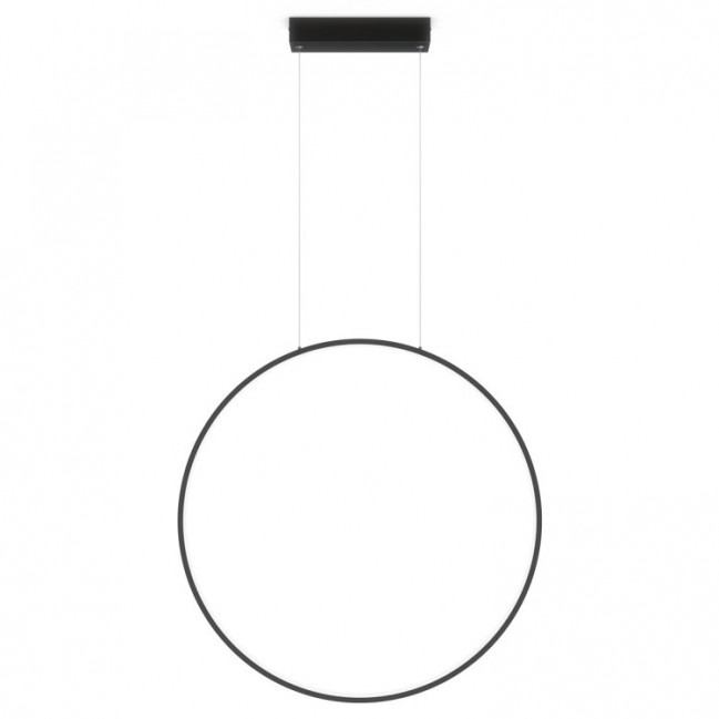 Designerska lampa wisząca Mirror 90 Led czarna CCT
