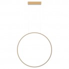 Designerska lampa wisząca Mirror 90 Led złota CCT