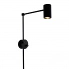 Nowoczesny kinkiet Dakata K - tuba czarna