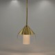 Nowoczesna lampa wisząca Suza Led w kolorze złotym