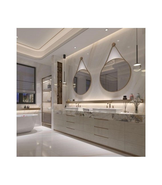 Nowoczesna lampa wisząca Orra Led w kolorze czarnym