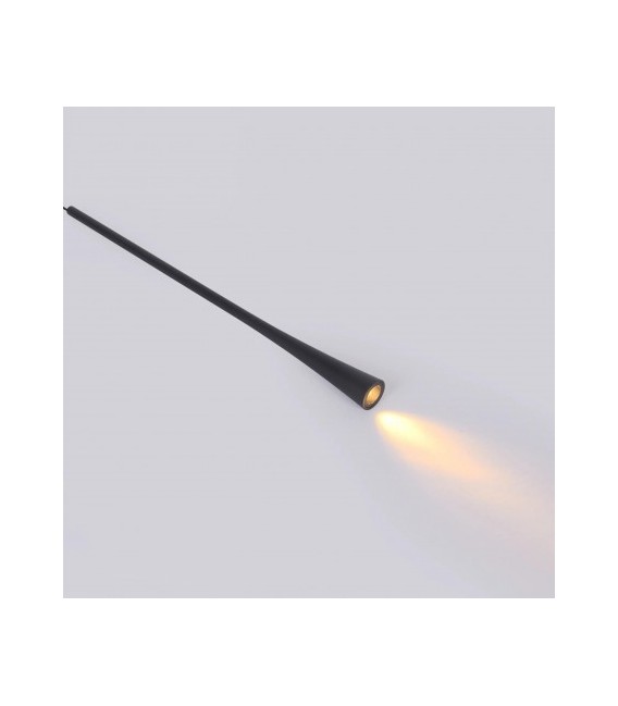 Minimalistyczna lampa wisząca Elysia Led czarna