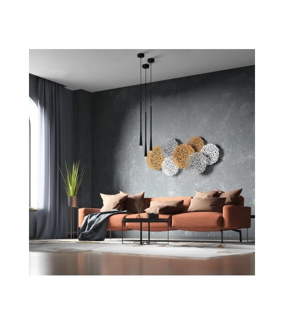 Minimalistyczna lampa wisząca Elysia Led czarna