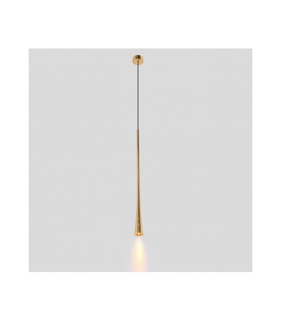 Minimalistyczna lampa wisząca Elysia Led złota