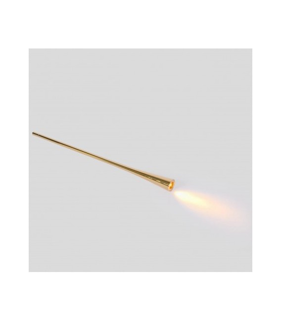 Minimalistyczna lampa wisząca Elysia Led złota