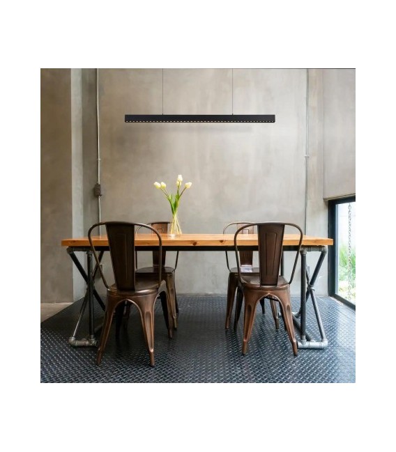 Lampa wisząca Sigi I Led czarna 3000K