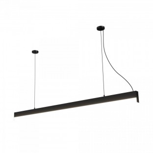 Lampa wisząca Sigi IV Led czarna 3000K