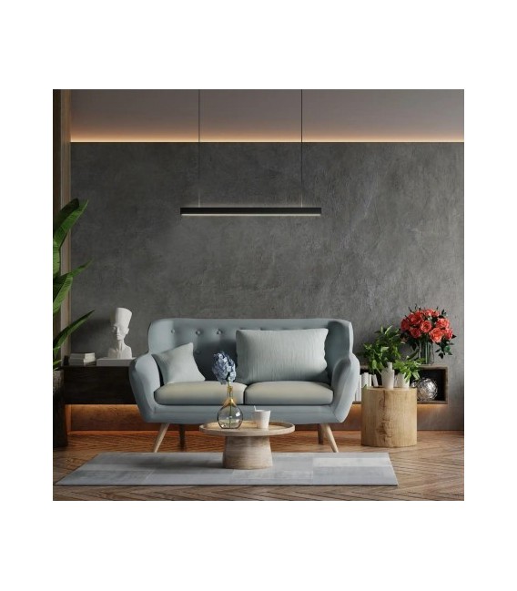 Lampa wisząca Sigi V Led czarna 3000K - ściemnialna