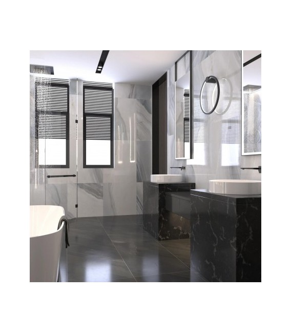 Nowoczesny kinkiet Ringa S Led czarny CCT