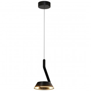 Lampa wisząca Garta Led czarna sterowana gestami