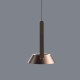 Lampa wisząca Garta Led w kolorze różowego złota sterowana gestami