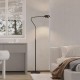 Lampa podłogowa Garta Led czarna dotykowa