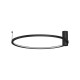 Nowoczesny plafon Ringa M Led czarny CCT