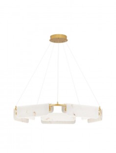 Nowoczesna lampa wisząca Aider Led w kolorze złotym - ściemnialna