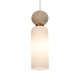 Lampa wisząca Santos 4 z kloszami z białego szkła i marmuru