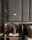 Nowoczesna lampa wisząca Cone Led w kolorze czarnym