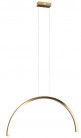 Nowoczesna lampa wisząca Trio Arc 1 Led w kolorze złoto szczotkowane
